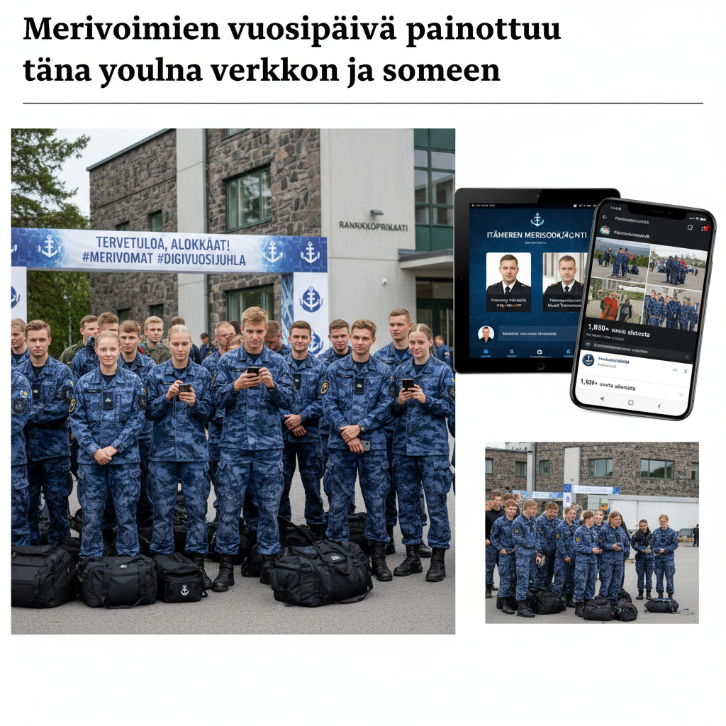 Merivoimien vuosipäivä painottuu tänä vuonna verkkoon ja someen