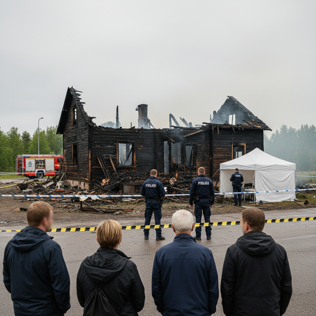 Miestä epäillään murhan yrityksestä ja talon sytyttämisestä Ylivieskassa
