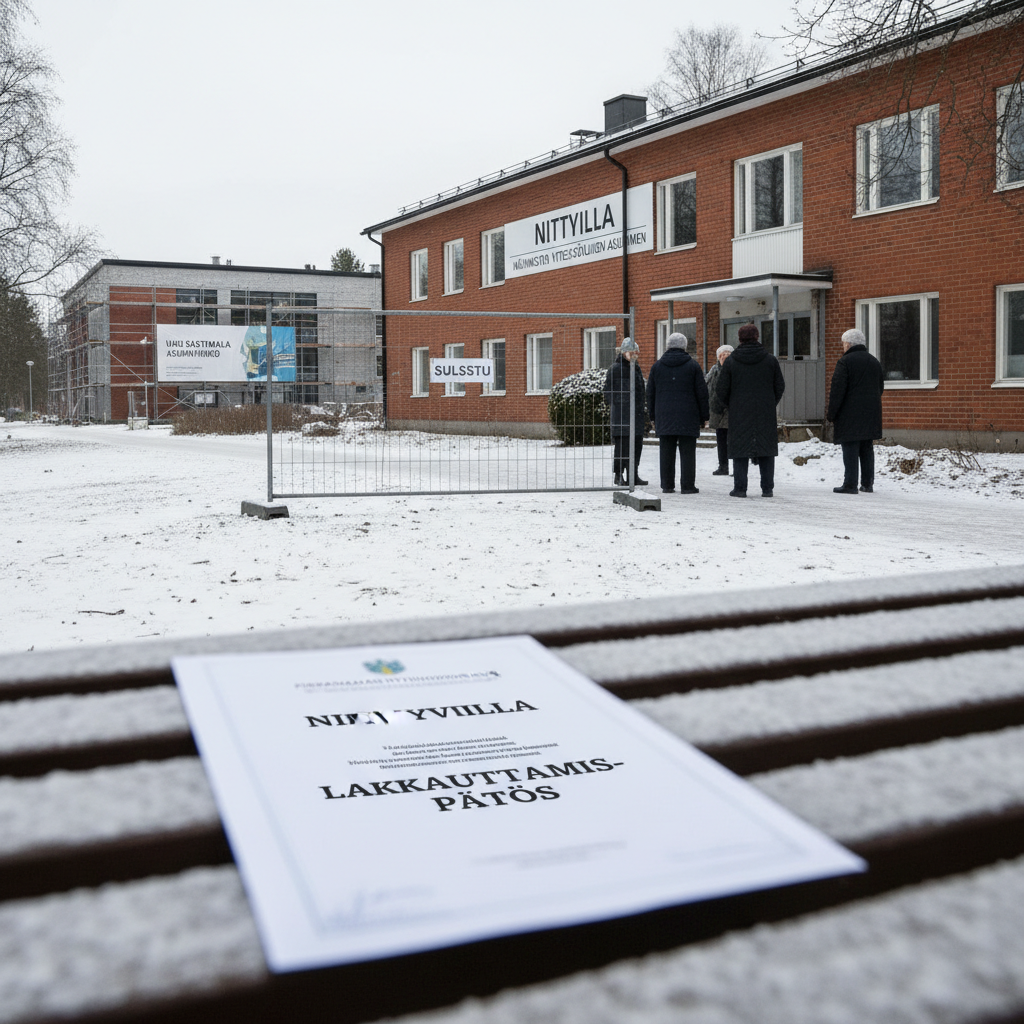 Niittyvillan asumisyksikkö lakkautetaan Sastamalassa