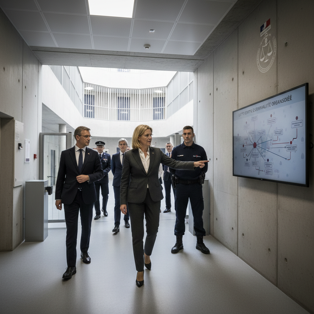 Oikeusministeri Meri vierailee Ranskassa tutustumassa rikollisuuden torjuntaan