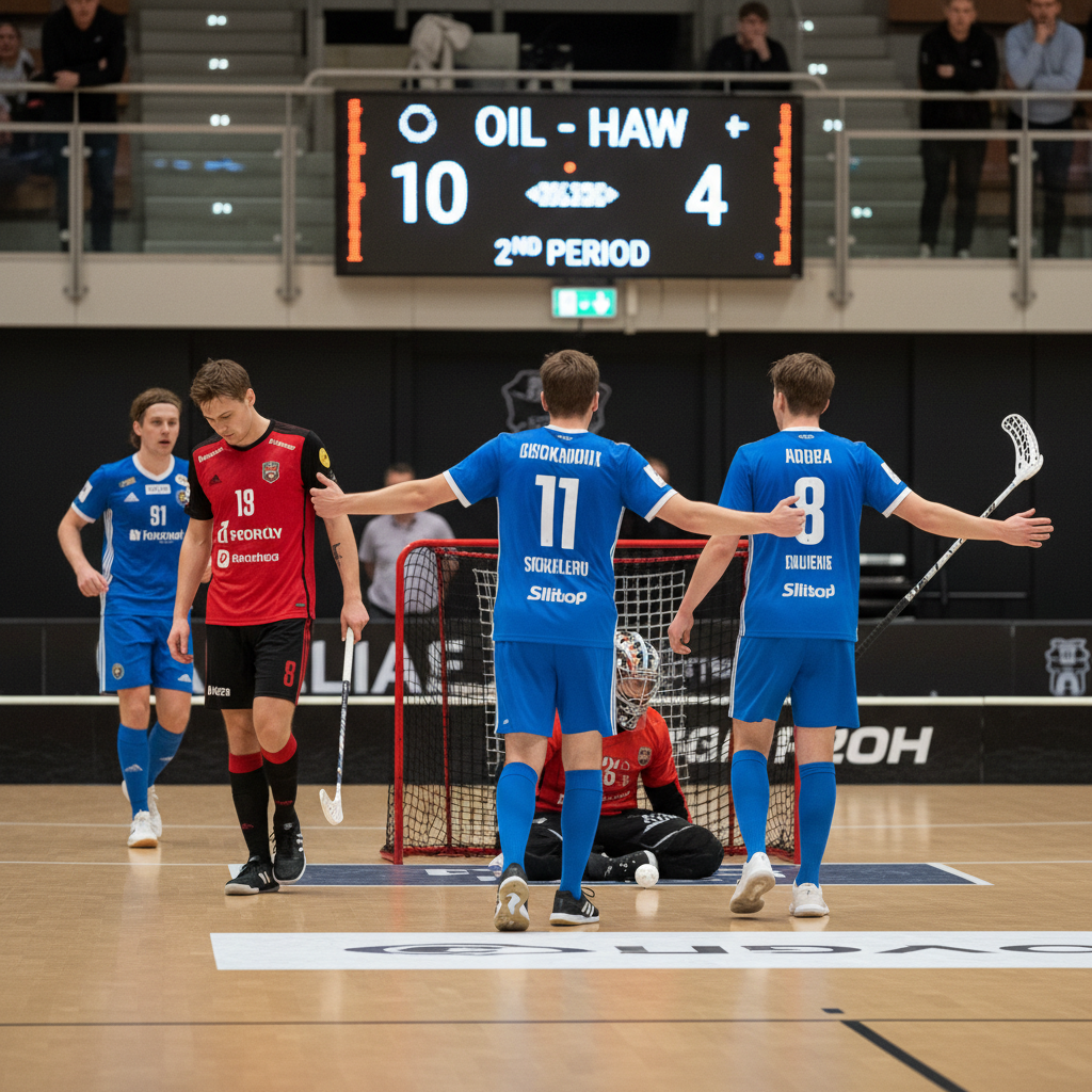 Oilers voitti Hawksin selvin lukemin F-liigassa