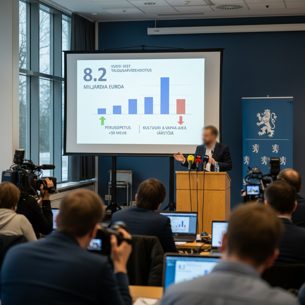 Opetus- ja kulttuuriministeriö julkisti vuoden 2027 talousarvioehdotuksensa
