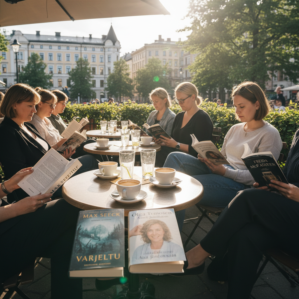 Painettujen kirjojen myynti kasvoi kesällä Suomessa