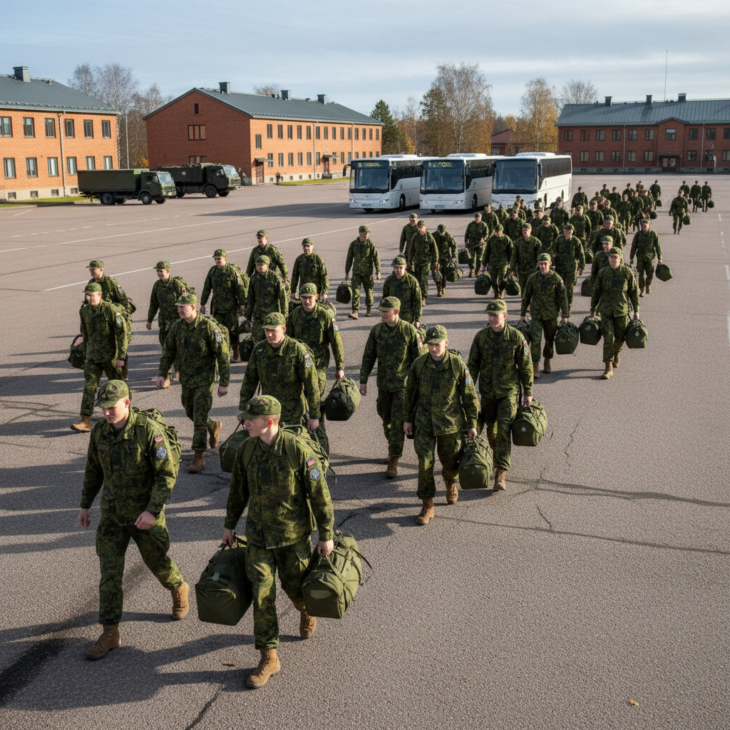 Panssariprikaatista kotiutuu 1300 varusmiestä reserviin