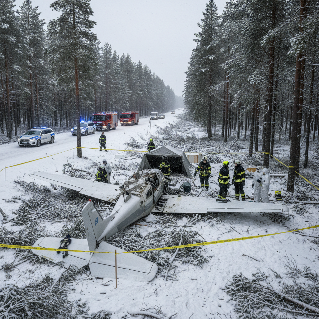 Pienkoneen lentäjä menehtyi onnettomuudessa Kannonkoskella