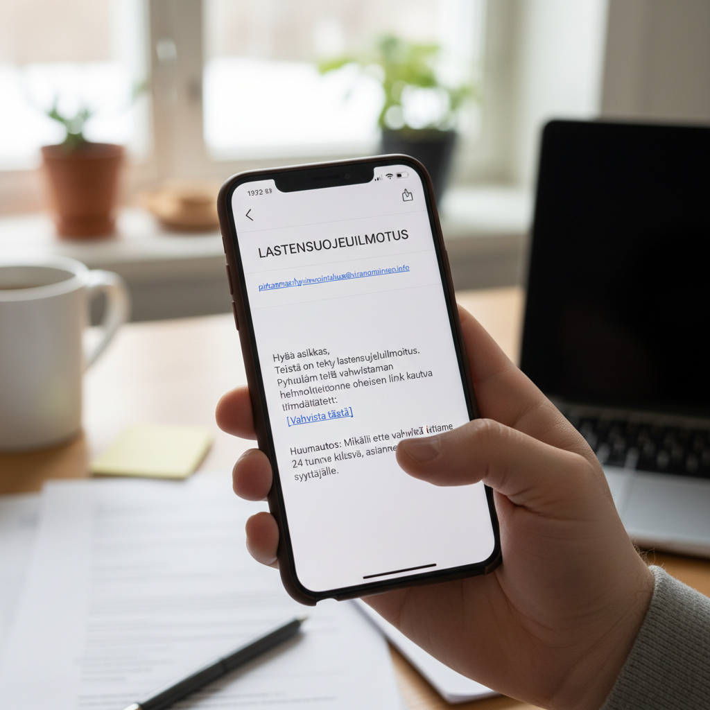 Pirkanmaalla liikkuu lastensuojeluun liittyviä huijausviestejä