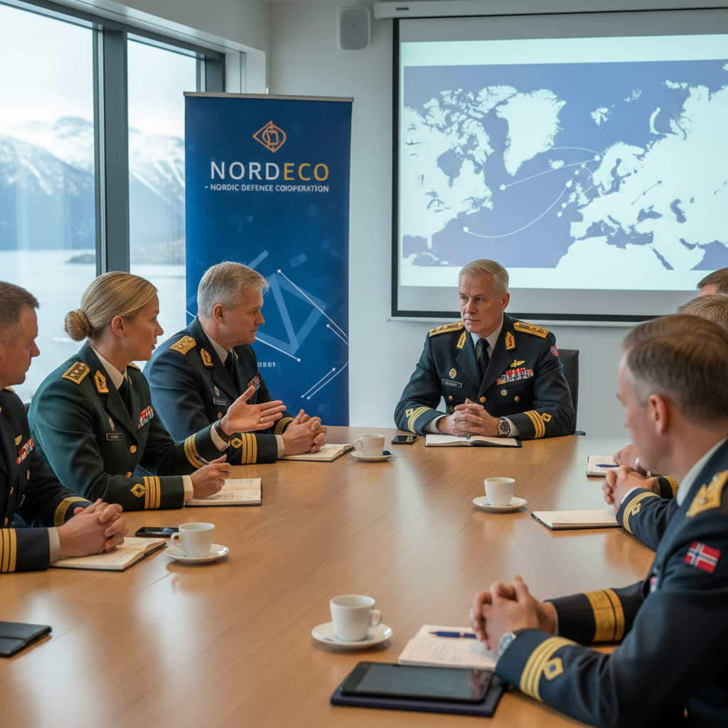 Pohjoismaiden sotilasjohto tiivistää yhteistyötään Norjassa