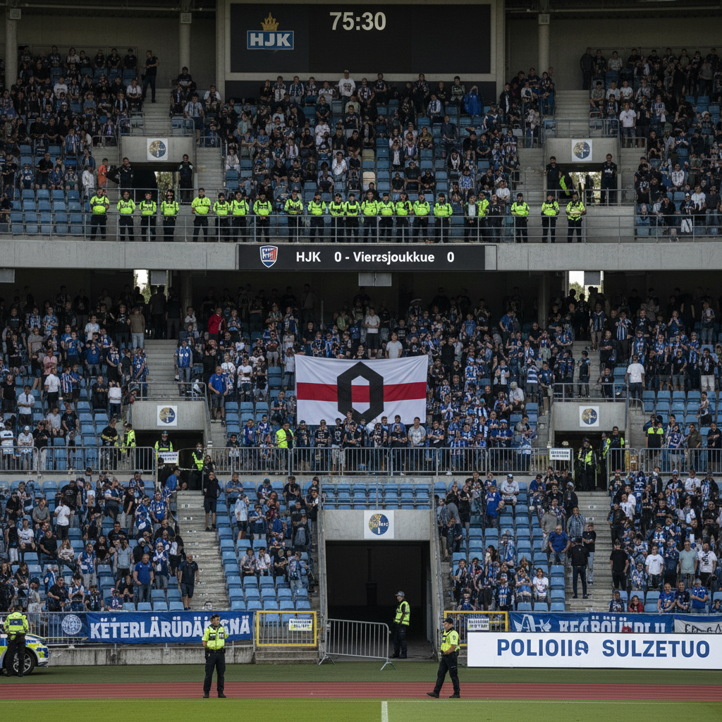 Poliisi asetti HJK:lle tiukat määräykset katsomoväkivallan ehkäisemiseksi