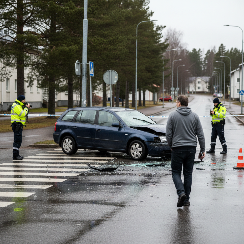 Poliisi etsii silminnäkijöitä Kokkolan liikenneonnettomuuteen