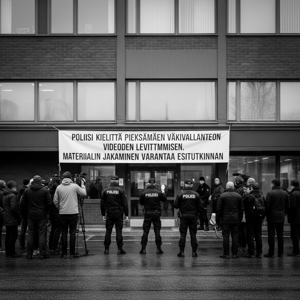 Poliisi kieltää Pieksämäen väkivallanteon videoiden levittämisen