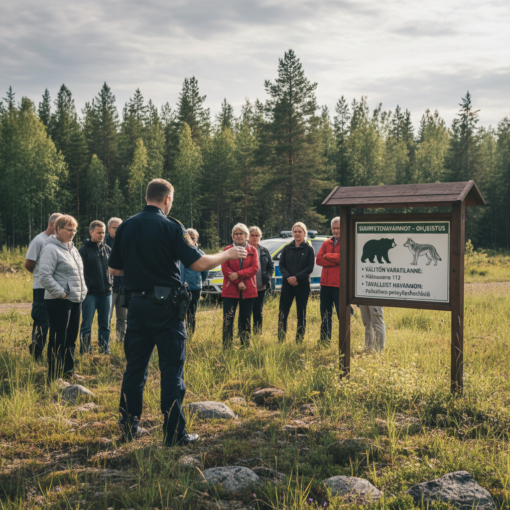 Poliisi ohjeistaa suurpetohavainnoista ilmoittamiseen Pohjanmaalla