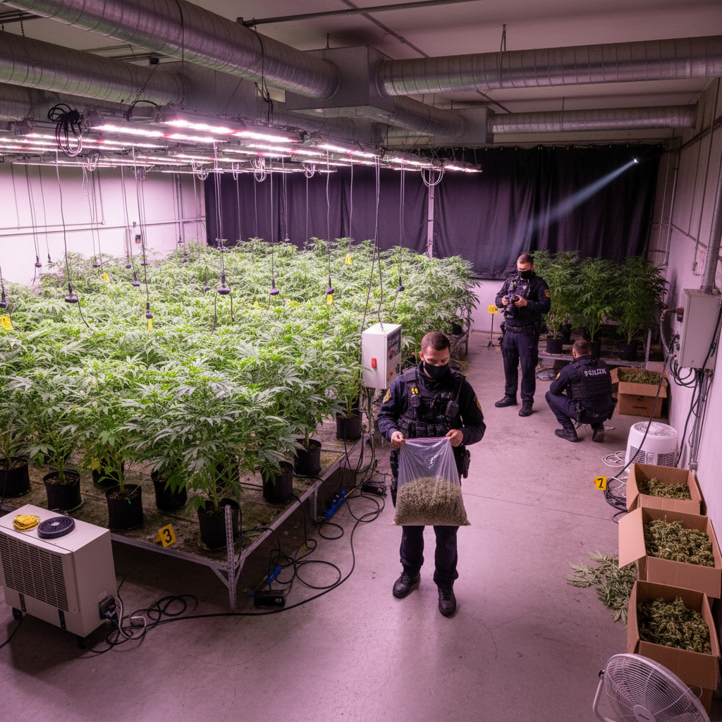Poliisi paljasti vuosia kestäneen kannabisviljelyn pääkaupunkiseudulla