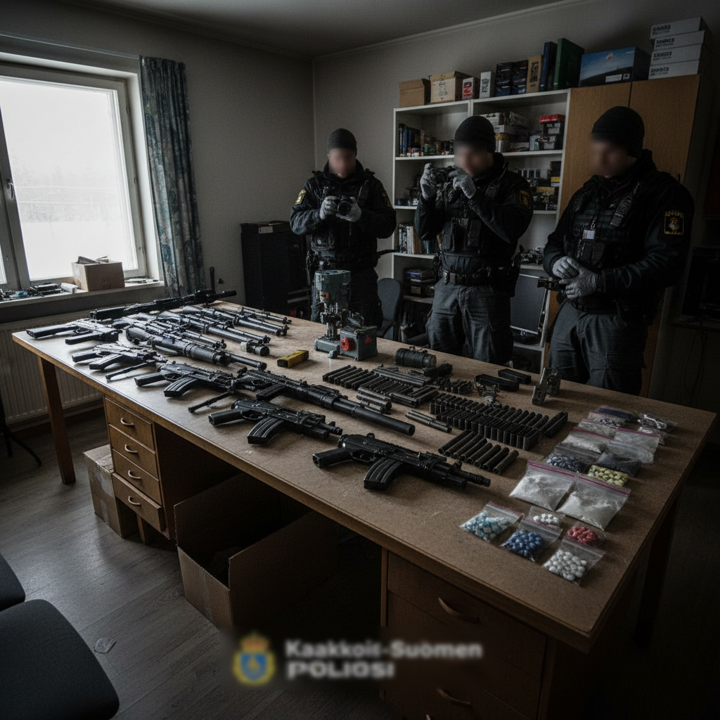 Poliisi sai valmiiksi törkeitä aserikoksia koskevan tutkinnan Kaakkois-Suomessa