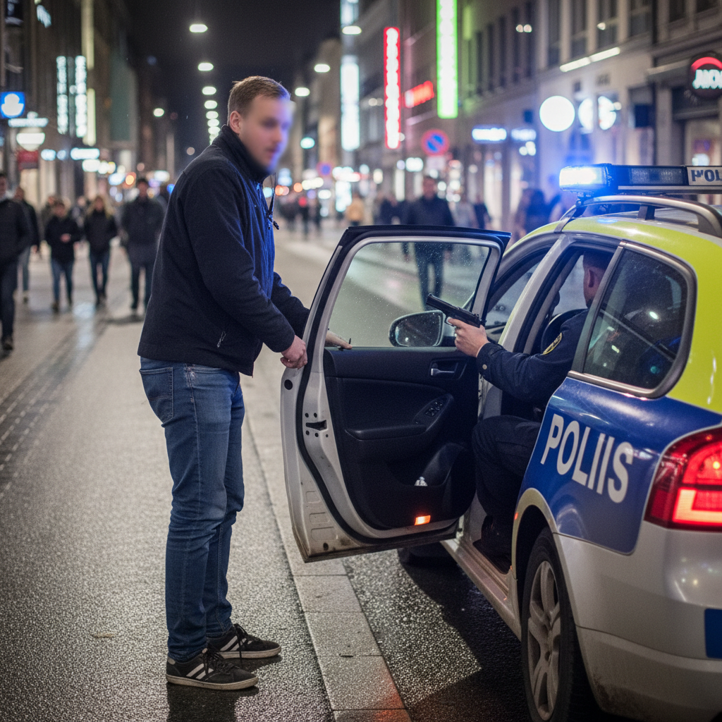 Poliisi selvittää aseen esilläoloa Tampereen keskustassa