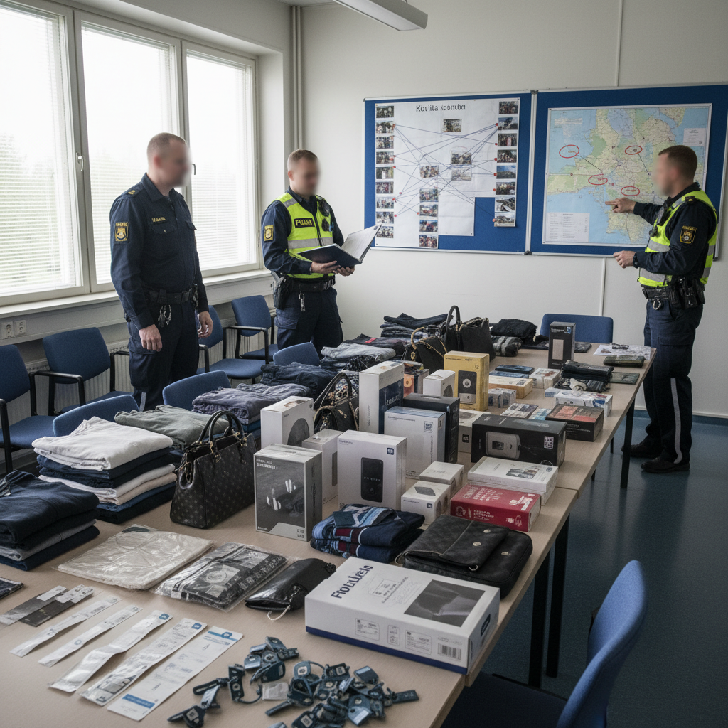 Poliisi selvitti laajat myymälävarkauksien sarjat Kaakkois-Suomessa