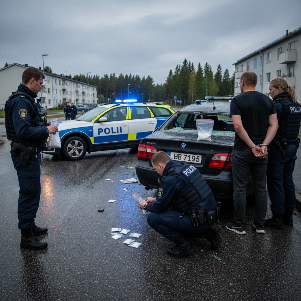 Poliisi takavarikoi kokaiinia ja kohtasi väkivaltaa Itä-Uudellamaalla