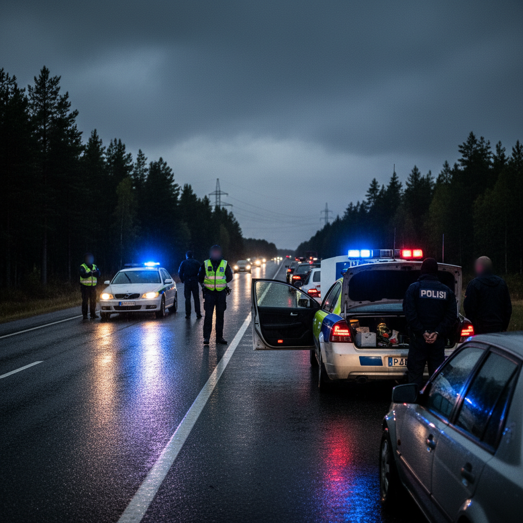 Poliisi tavoitti huumerattijuopumuksia ja kovia ylinopeuksia Satakunnassa