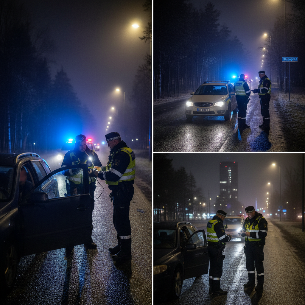 Poliisi tavoitti kaksi rattijuopumuksesta epäiltyä Siikajoella ja Oulussa