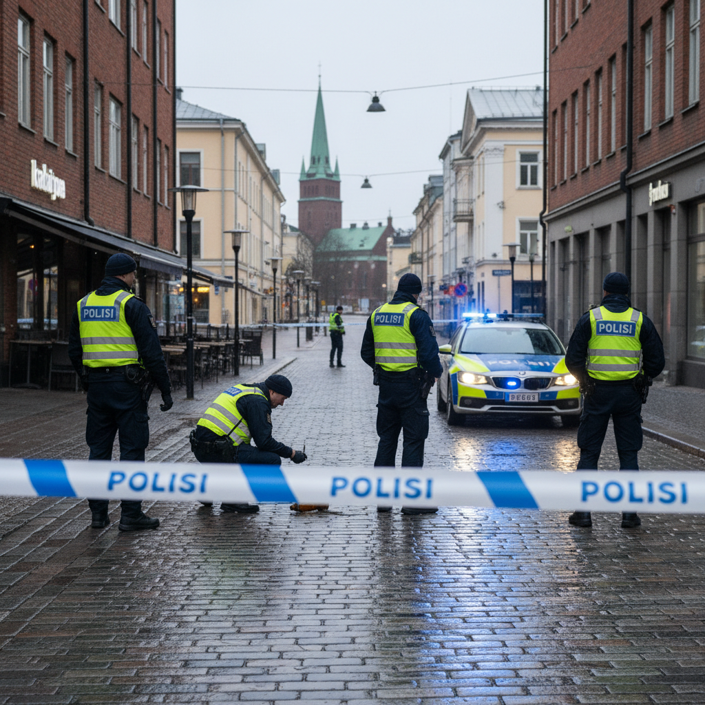 Poliisi tutkii epäiltyä tapon yritystä Joensuun keskustassa