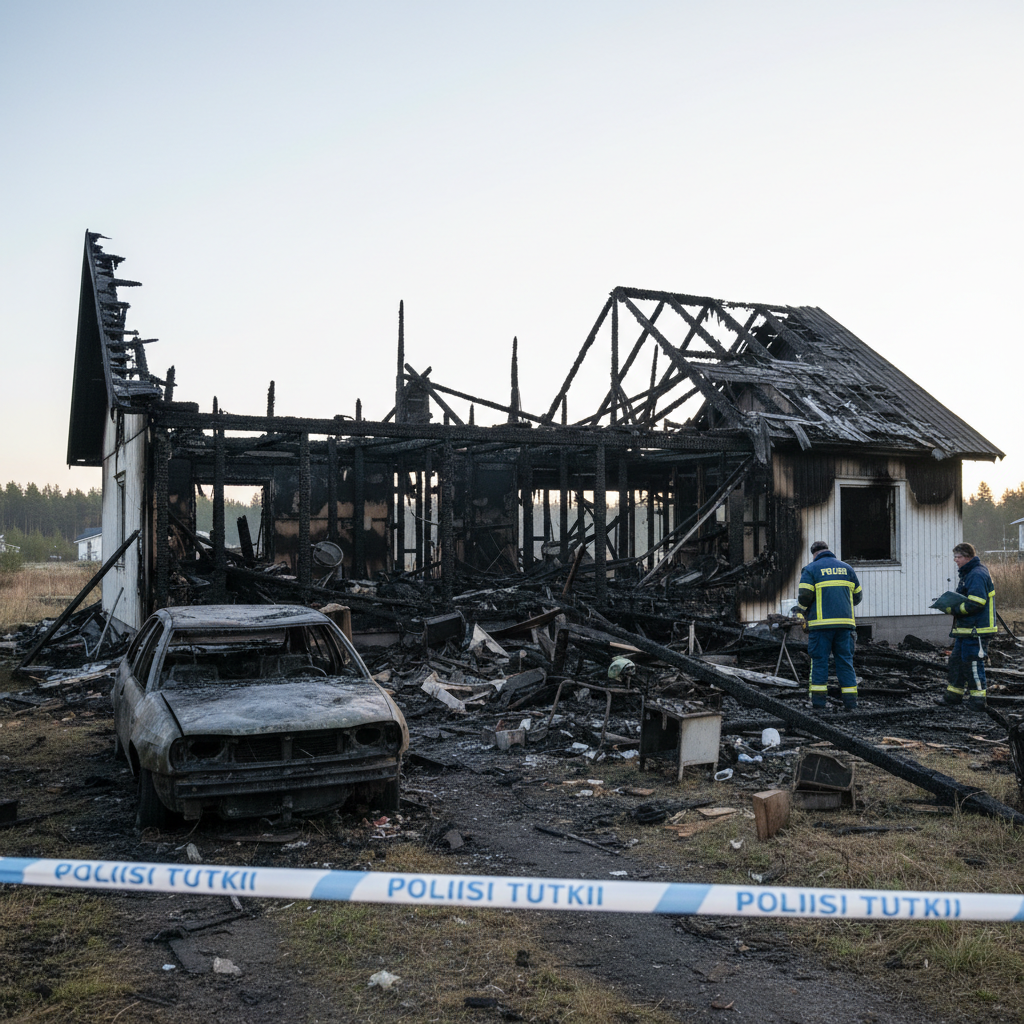 Poliisi vahvisti Pihkainmäen tulipalossa kuolleen henkilöllisyyden
