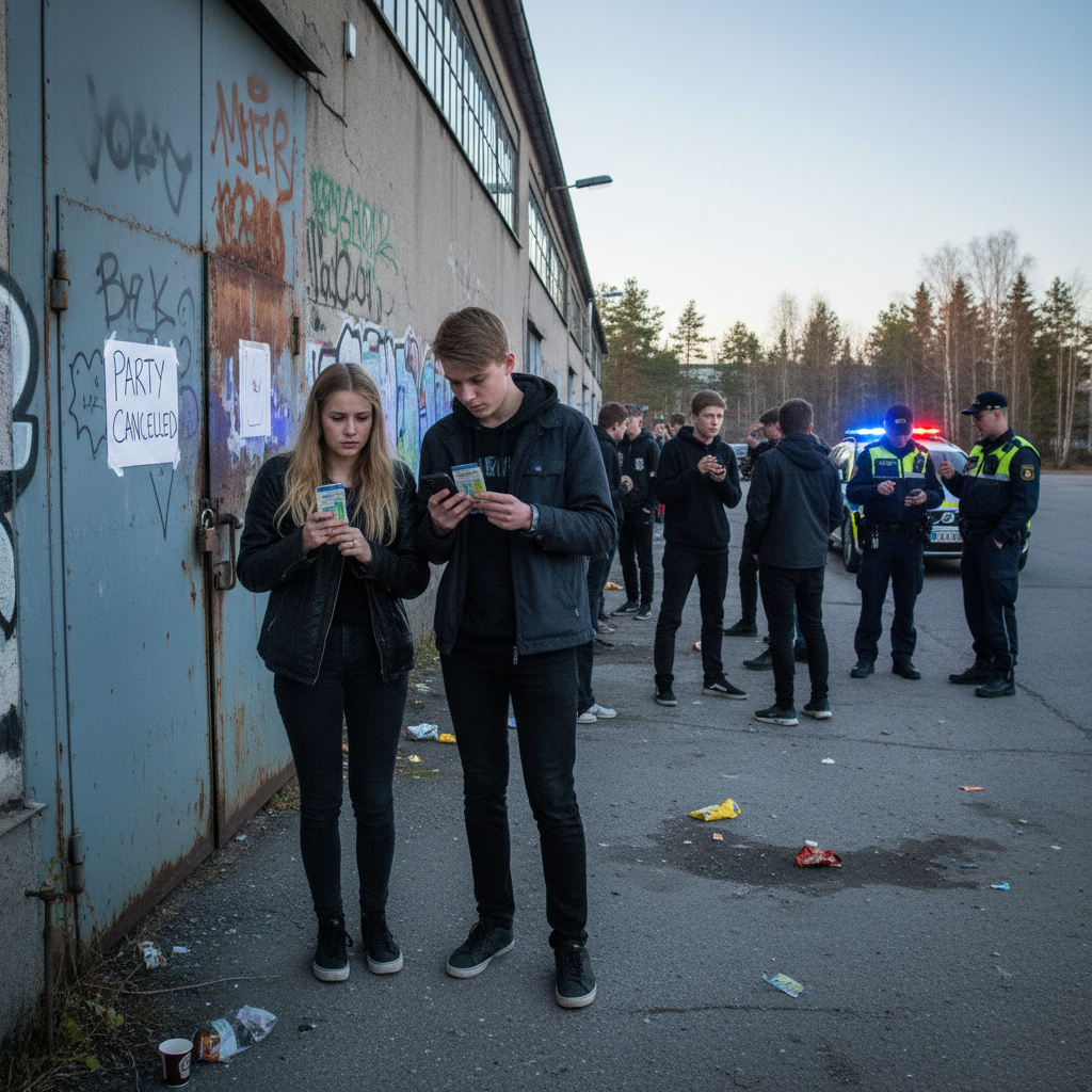 Poliisi varoittaa nuoria olemattomien juhlien lippuhuijauksista Vantaalla
