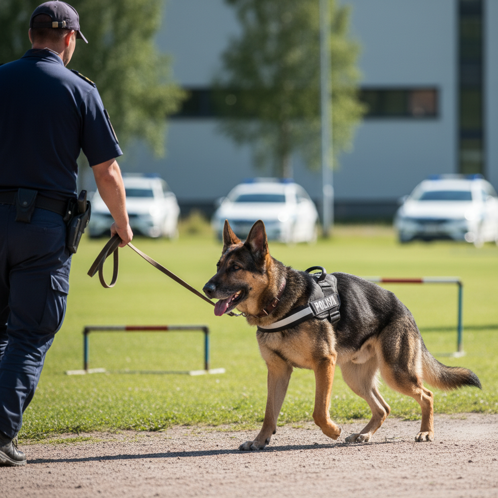 Poliisikoira Leevi jatkaa virkauraansa kymmenen vuoden iässä