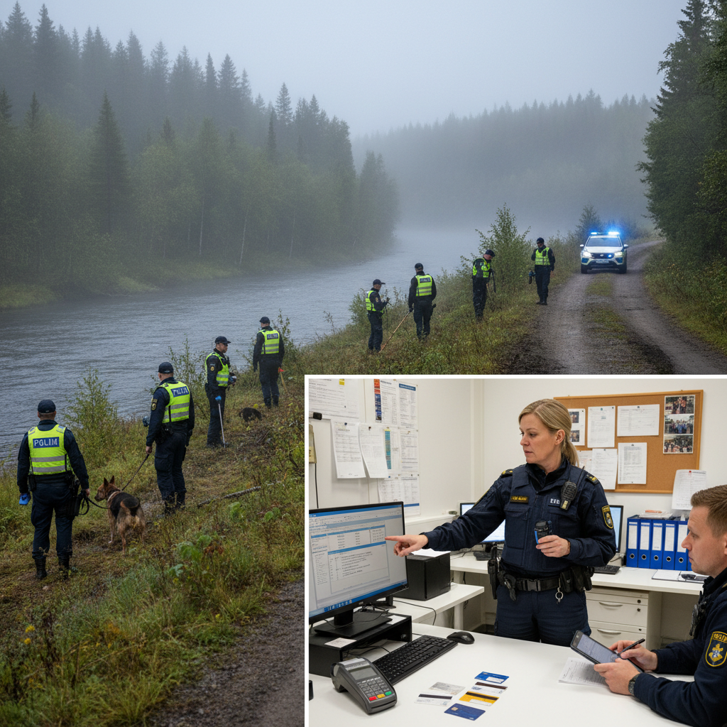 Poliisilla etsintöjä Jokilaaksoissa ja petostutkinta Oulussa