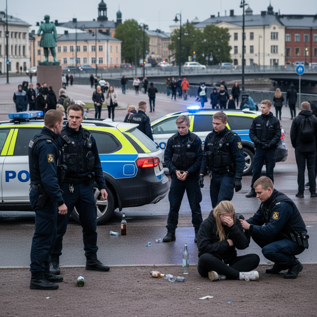 Poliisilla vilkas päättäjäisviikonloppu Oulussa