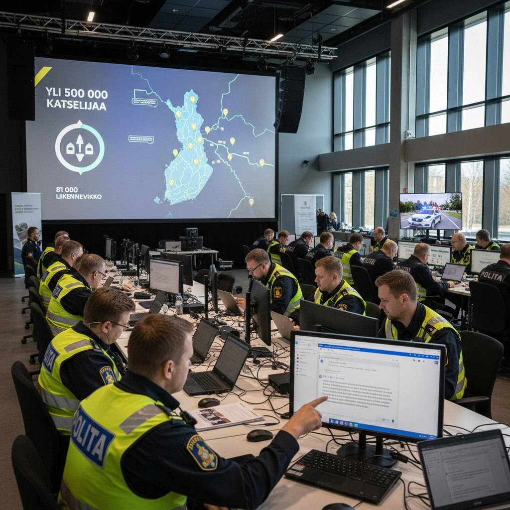 Poliisin online-oppitunneille yli puoli miljoonaa katselijaa