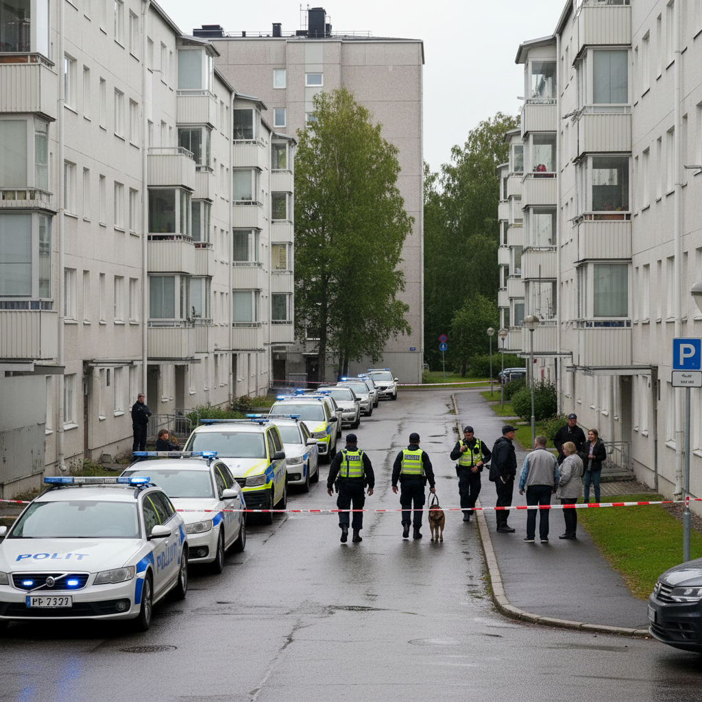 Poliisioperaatio Tampereen Hervannassa osoittautui aiheettomaksi