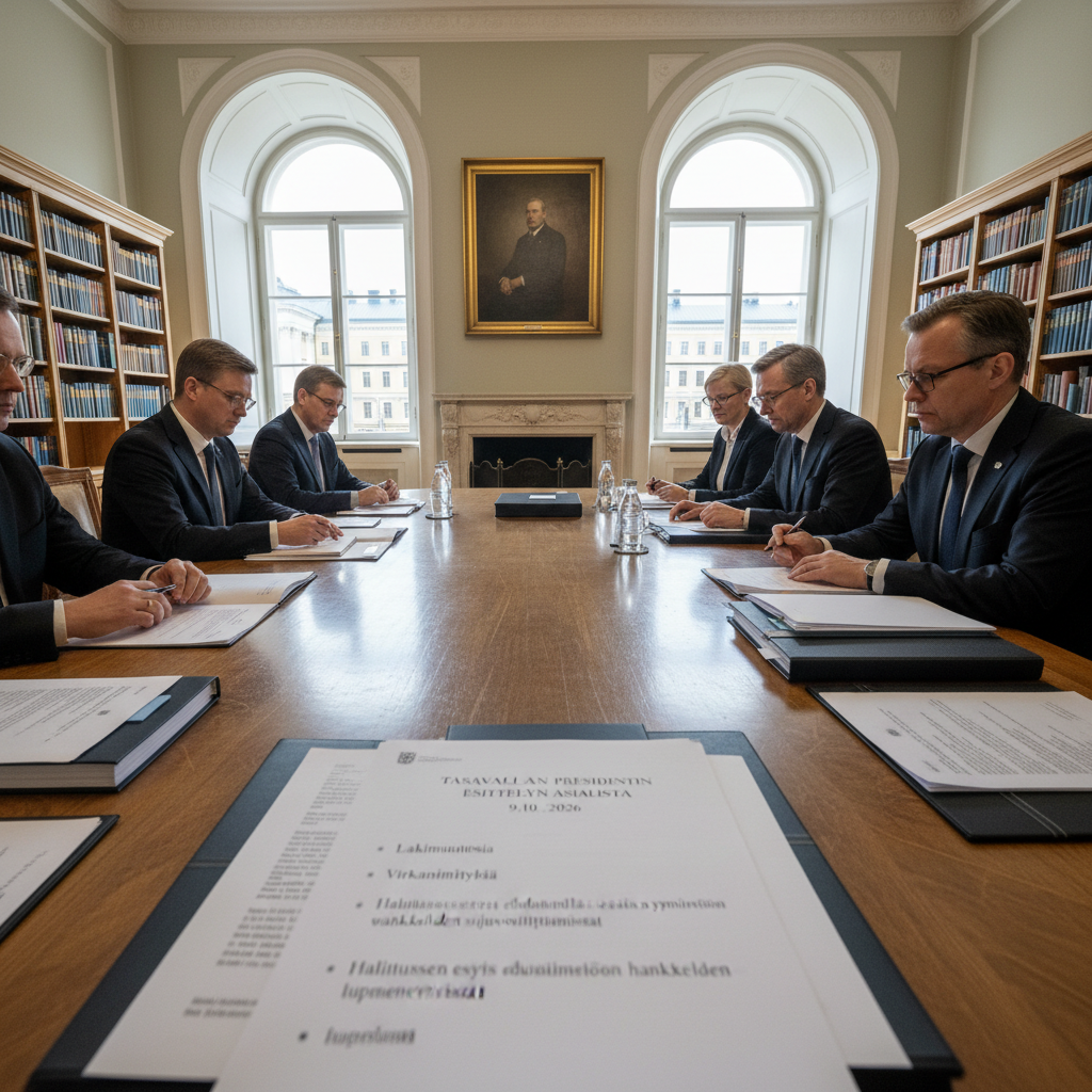 Presidentin esittelyn asialista julkaistu – listalla lakimuutoksia ja nimityksiä
