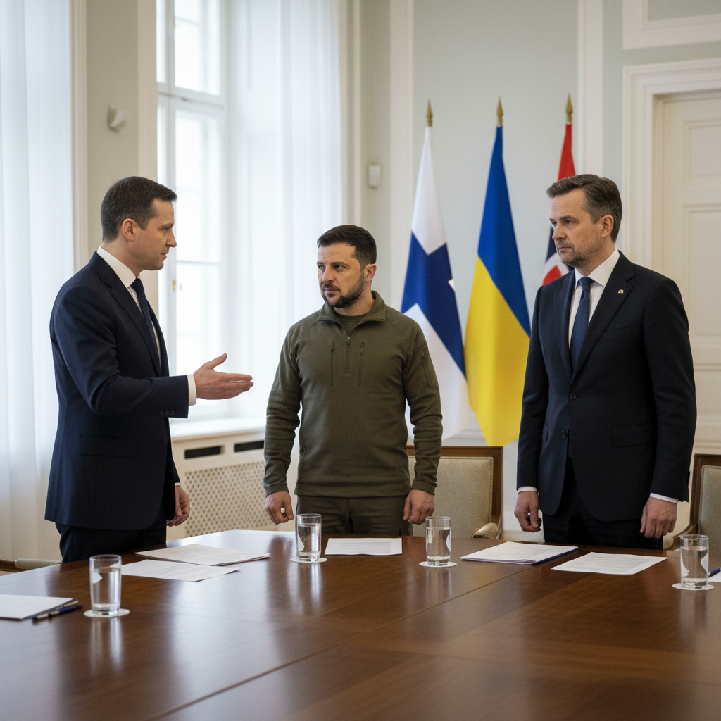 Presidentti Stubb tapaa presidentti Zelenskyin Tallinnassa