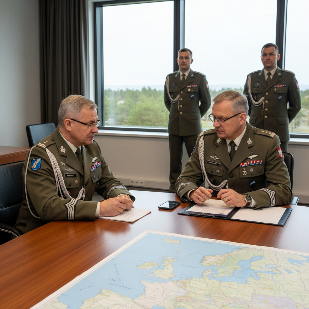 Puolan ja Suomen armeijoiden komentajat tiivistivät yhteistyötä Naton itäisellä sivustalla