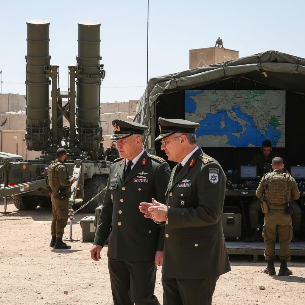 Puolustusvoimain komentaja Jaakkola vieraili Israelissa
