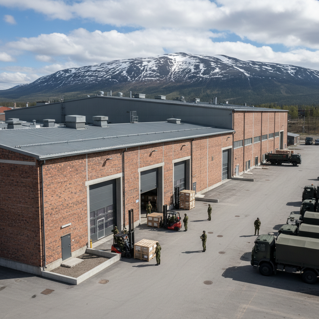 Puolustusvoimat avasi uuden varaston Kemin Veitsiluotoon