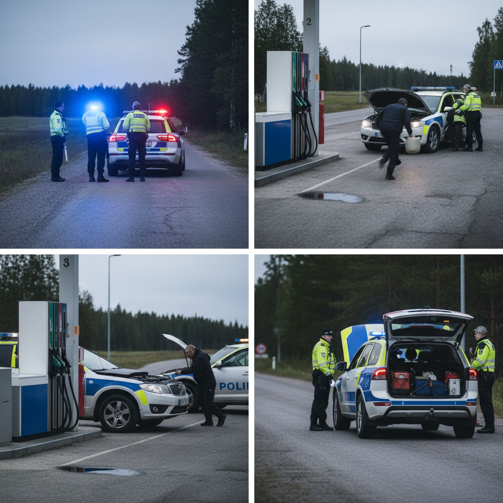 Rattijuopumuksia ja polttoainevarkaus työllistivät Oulun poliisia