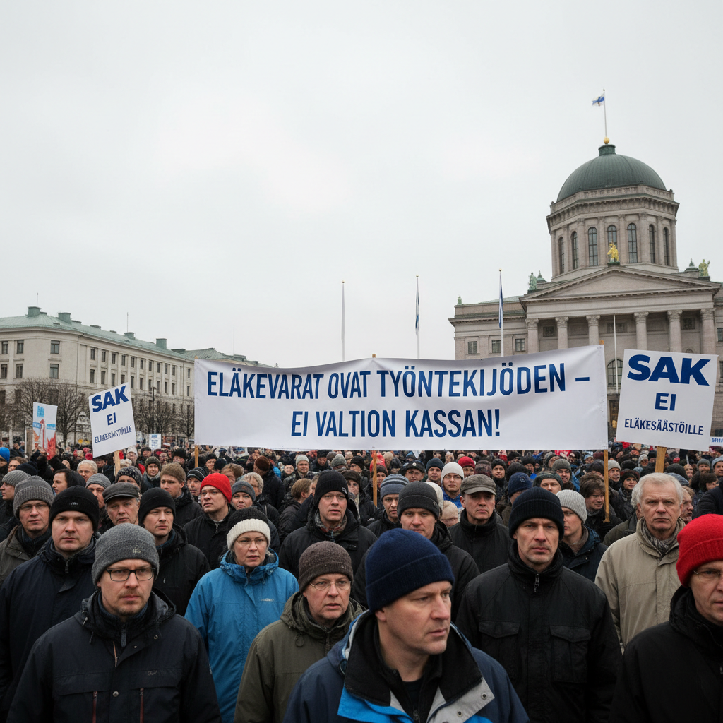 SAK vastustaa eläkevarojen käyttöä valtiontalouden säästöihin