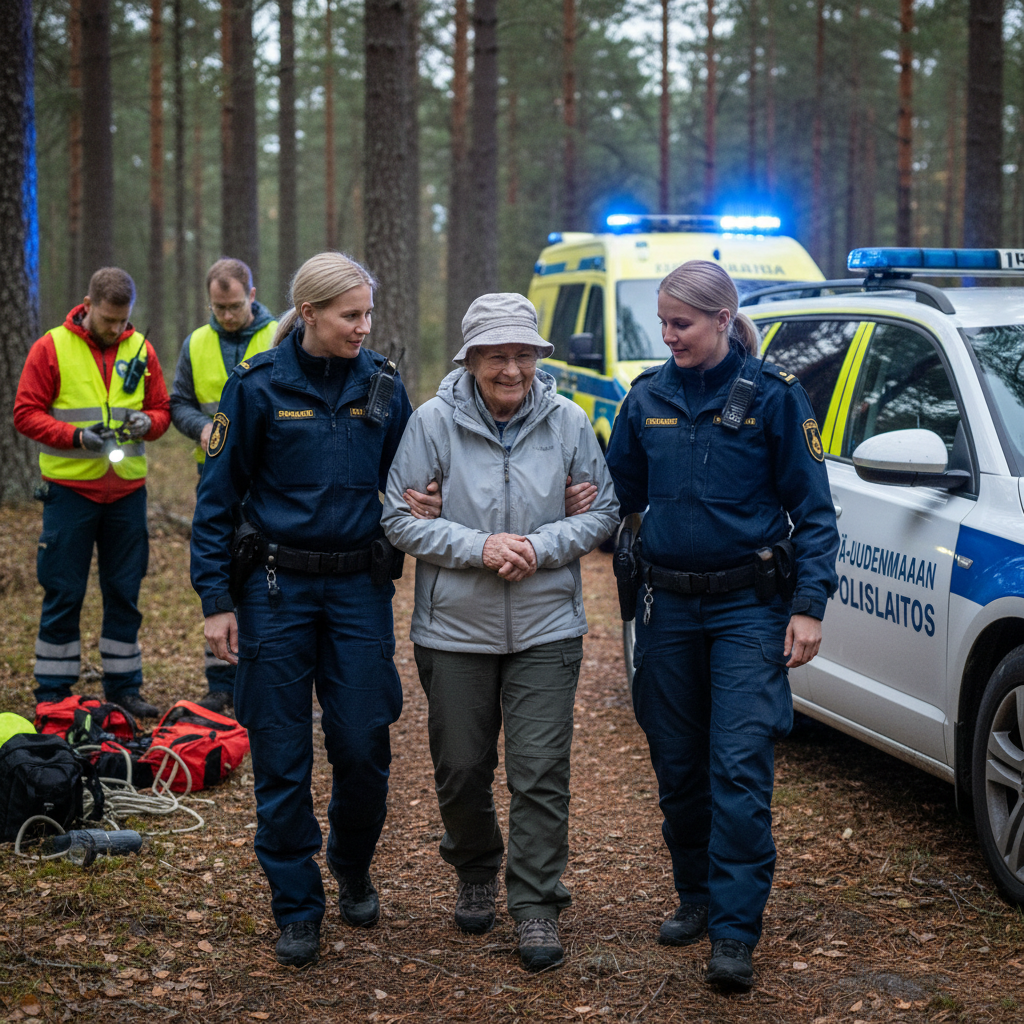 Sipoossa kadonnut nainen on löytynyt kunnossa