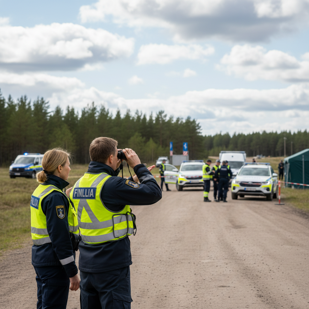 Sisäministeri Mari Rantanen ja kansliapäällikkö Sarasmaa vierailevat Virossa