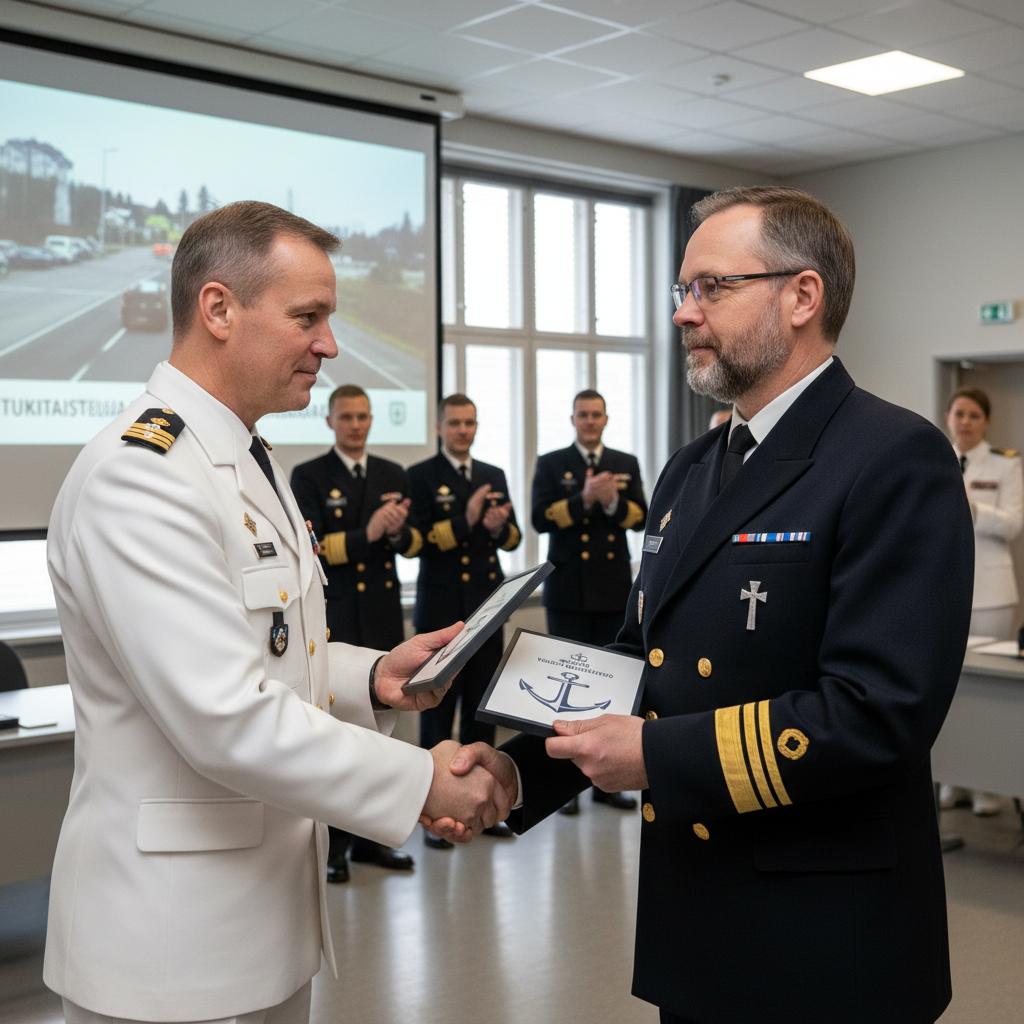 Sotilaspastori Henri Kivijärvi palkittiin Vuoden koulutusteosta