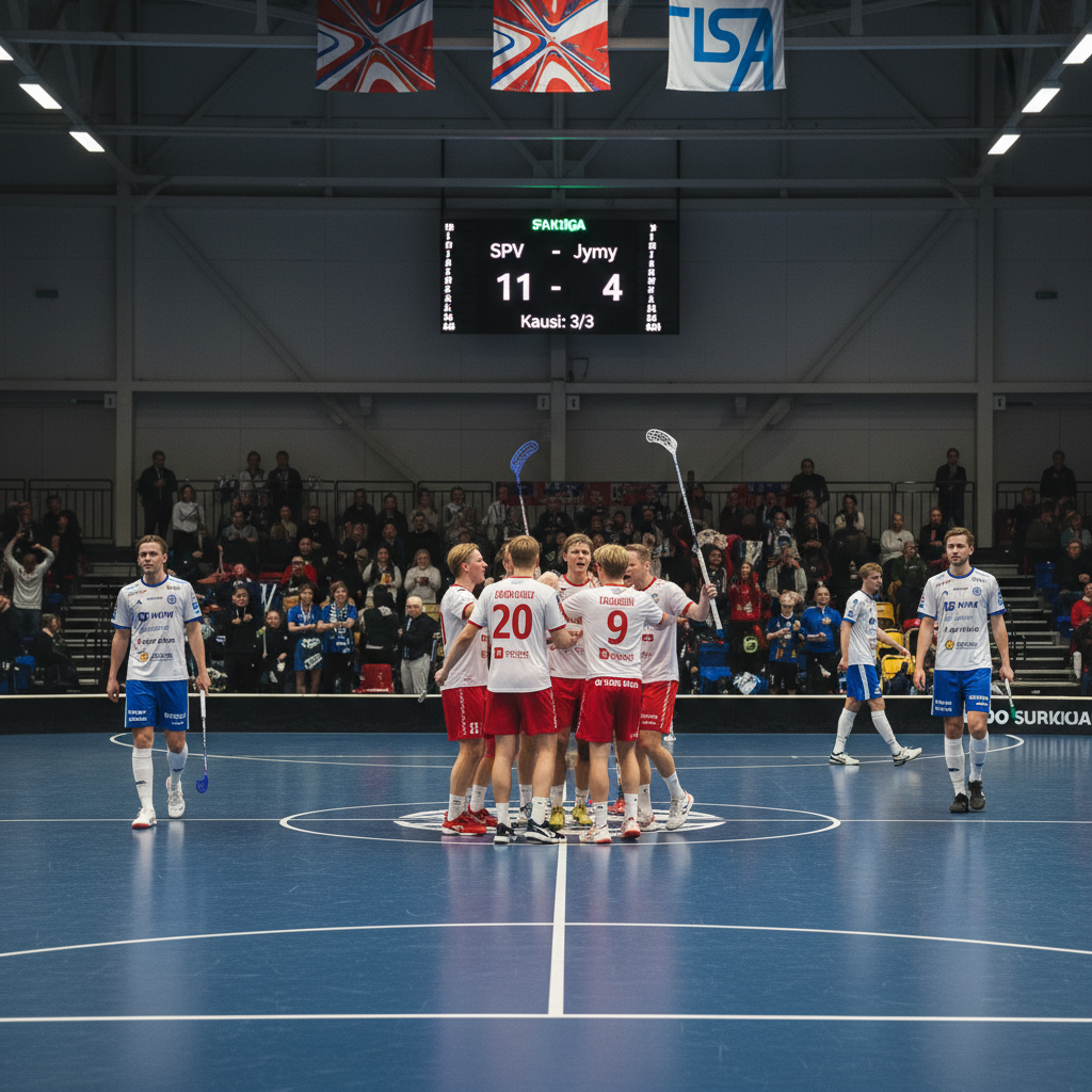 SPV voitti Nurmon Jymyn maalein 11–4 paikallisottelussa