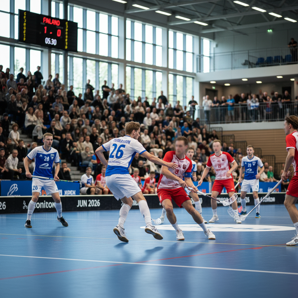 Suomen ja Tshekin miesten salibandymaajoukkueet kohtaavat kesäkuussa 2026