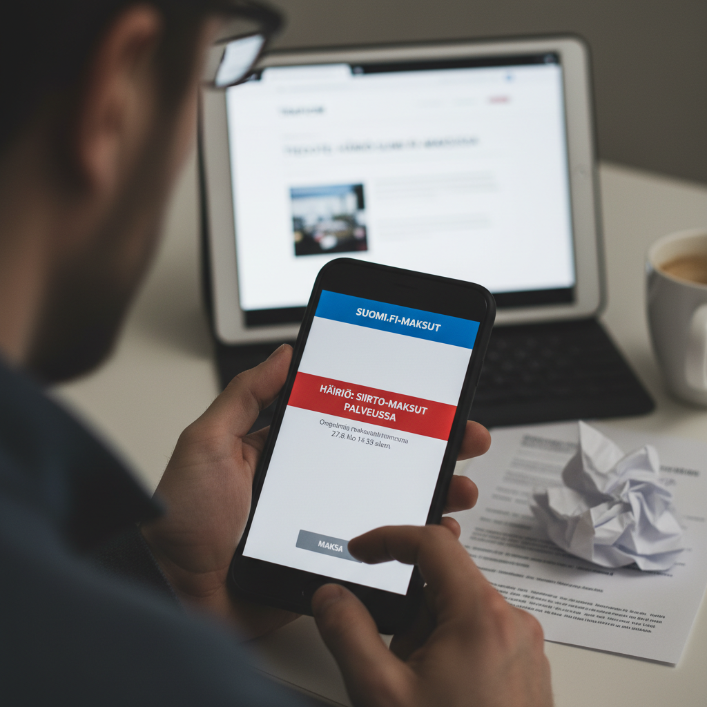 MobilePay-maksuissa häiriöitä Suomi.fi-palvelussa