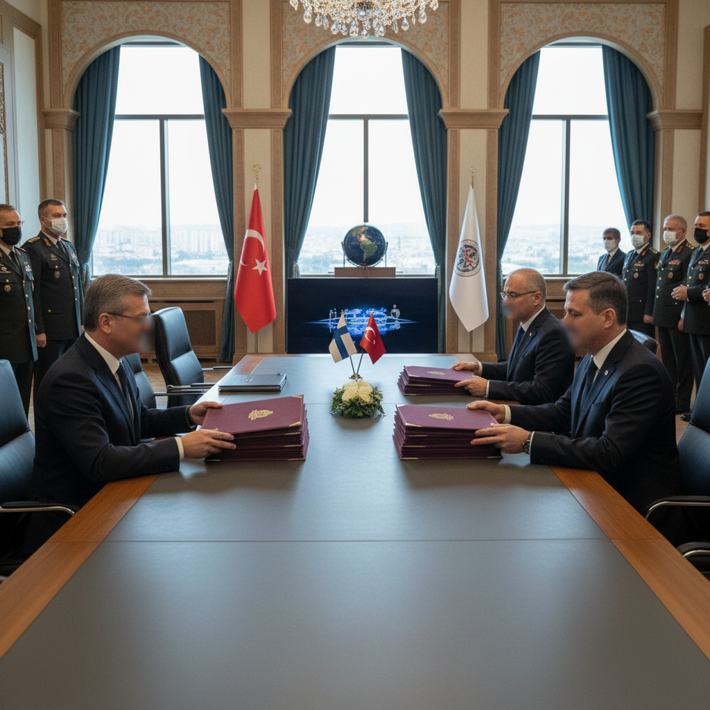 Suomi ja Turkki solmivat 12 sopimusta puolustusyhteistyöstä