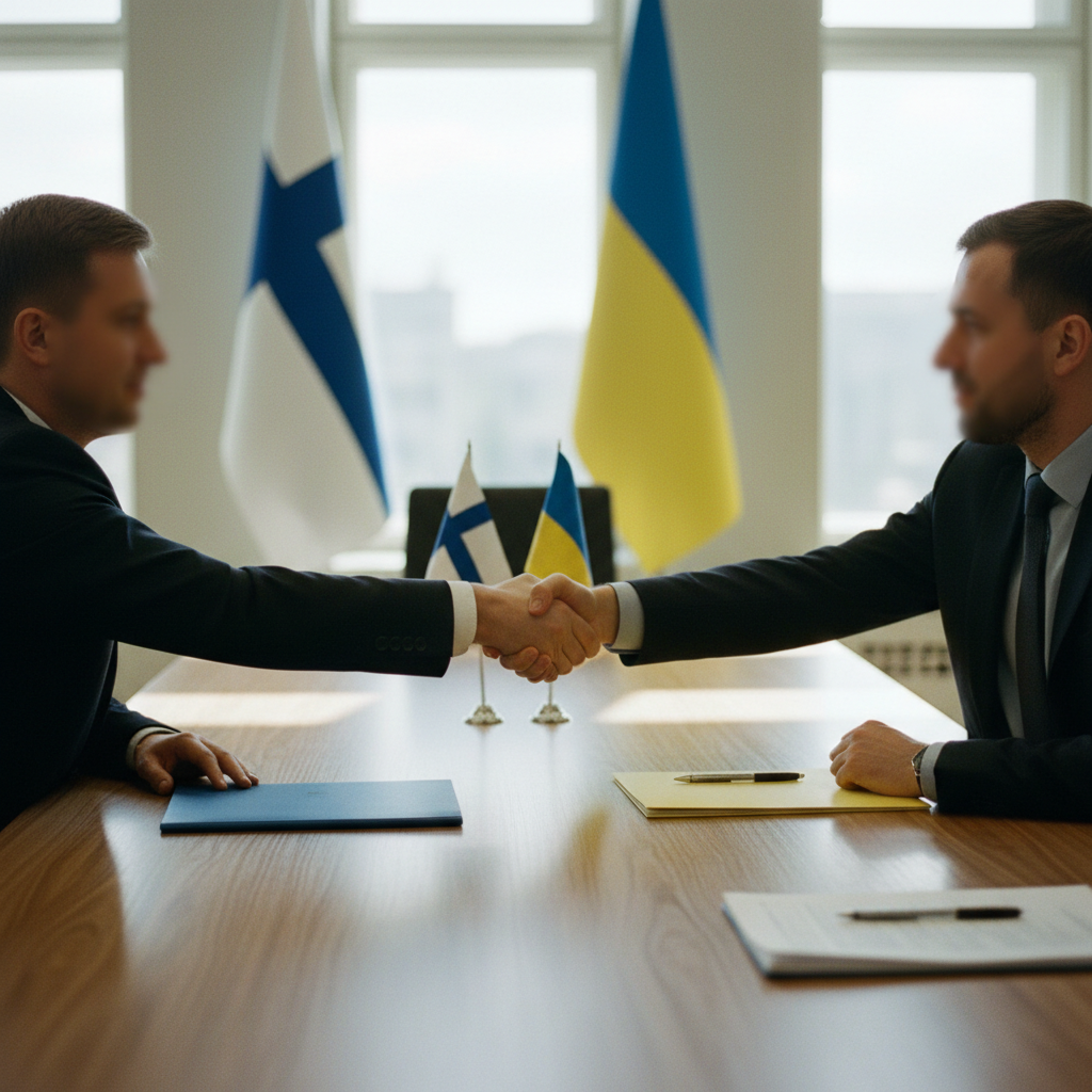 Suomi ja Ukraina tiivistävät puolustusmateriaaliyhteistyötä