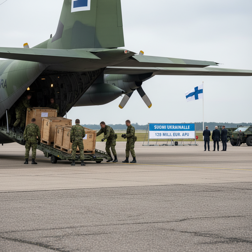 Suomi lähettää Ukrainalle 128 miljoonan euron apupaketin