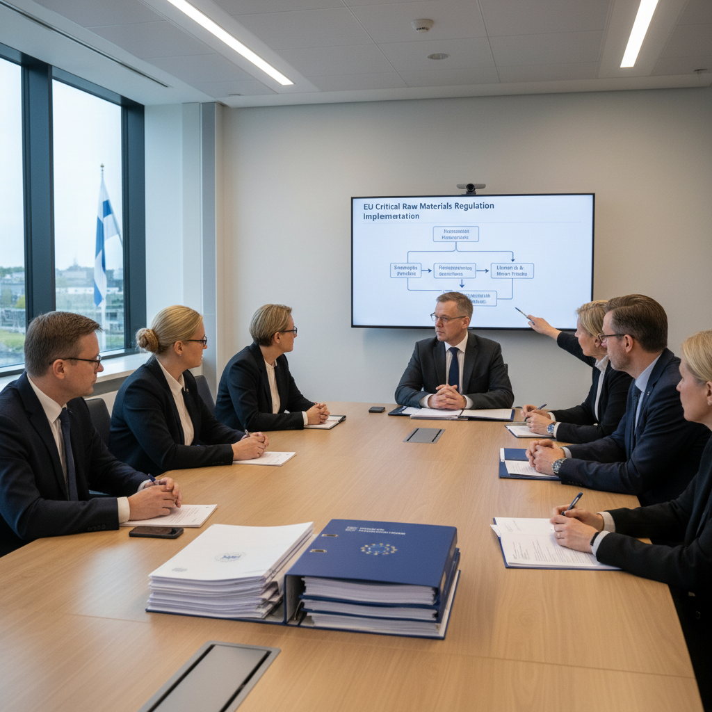 Suomi valmistelee EU:n kriittisten raaka-aineiden asetuksen toimeenpanoa