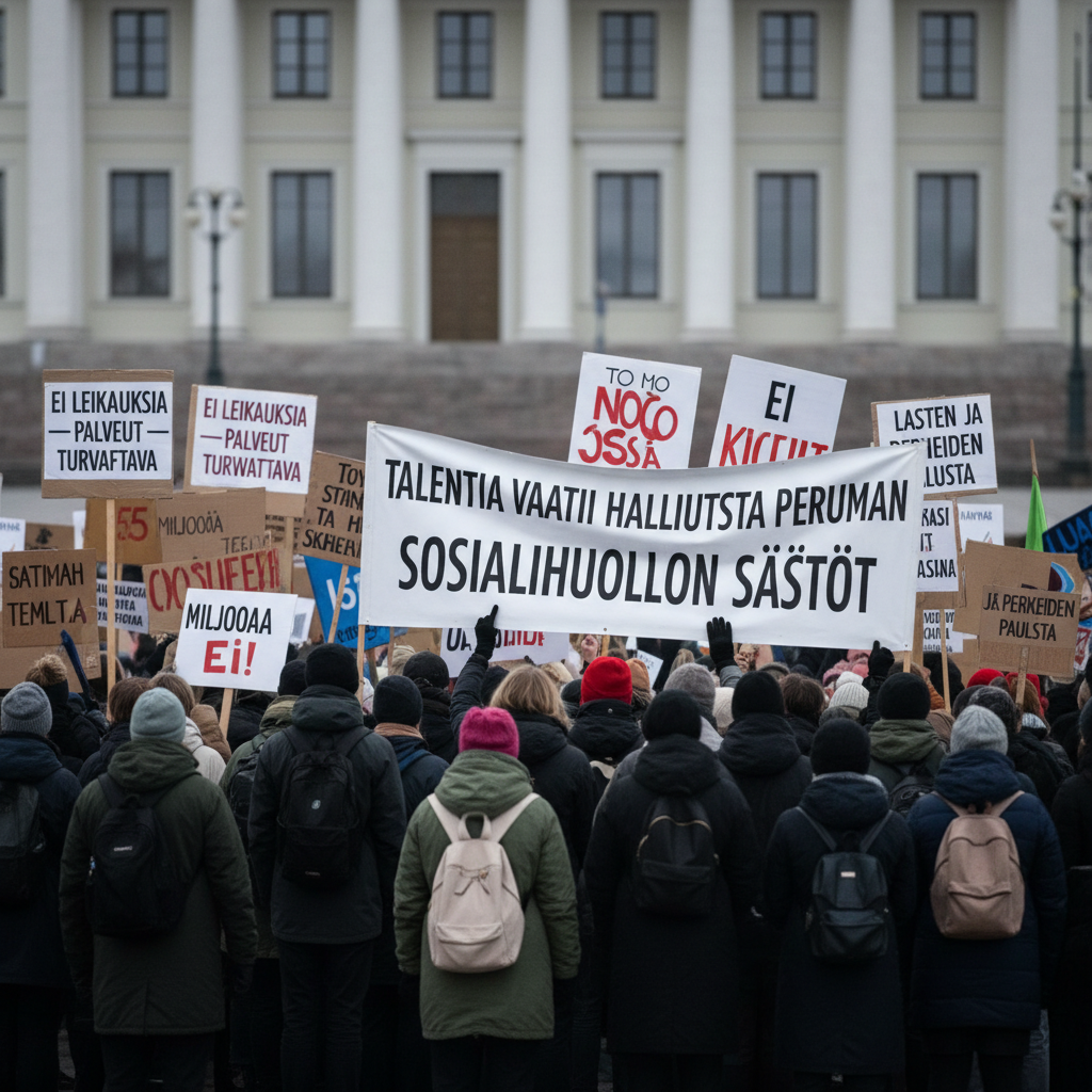 Talentia vaatii hallitusta perumaan sosiaalihuollon säästöt