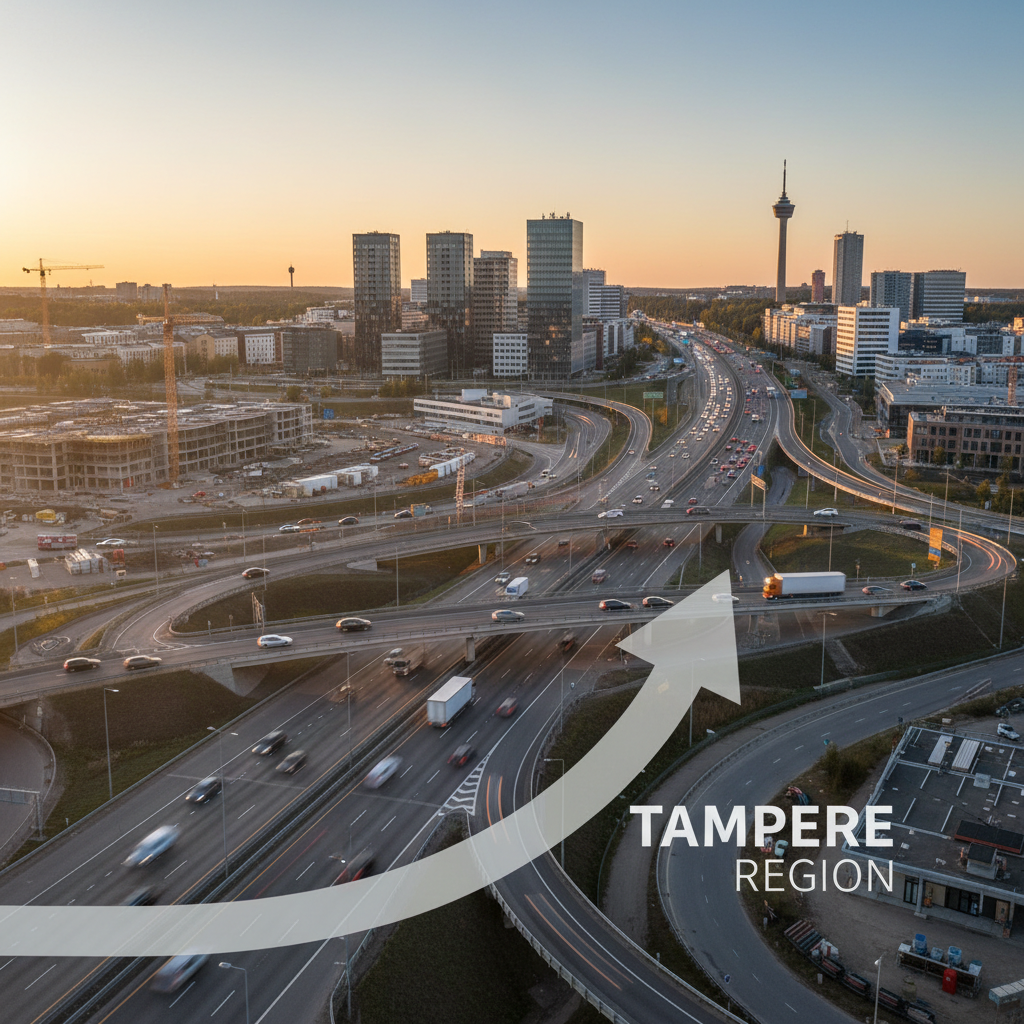 Tampereen seutu korostaa kaupunkien merkitystä Suomen talouskasvulle高速公路