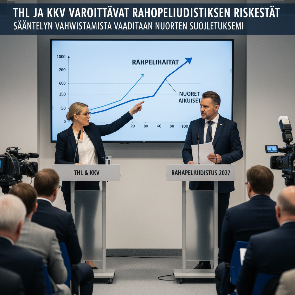THL ja KKV varoittavat rahapeliuudistuksen riskeistä
